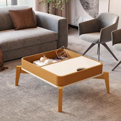 Mesa de Centro Vila Serena Retangular MDF 85CM Off White Nature