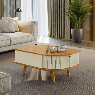 Mesa de Centro TH SHOP Retangular MDP Cumaru Opala Casah