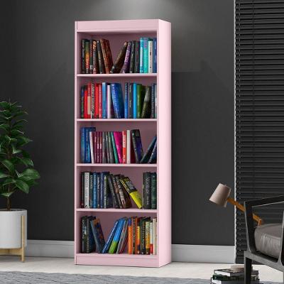 Livreiro Piazza Nobre 4 Prateleiras 5 Nichos MDF MDP Rosa Casah