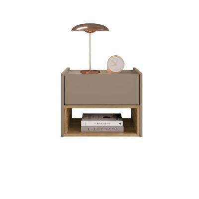 Mesa de Cabeceira Valência 1 Gaveta MDF-MDP Fendi Casa D Móveis