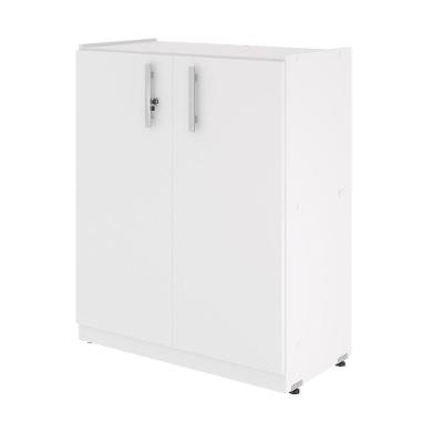 Balcão Balcao com 2 Portas Jorge MDP Branco Plata Móveis