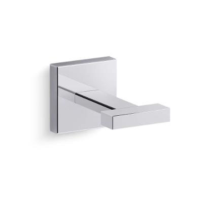 Cabide para Banheiro Square 23290BR-CP Linhas Retas Cromado Metal Kohler Brasil
