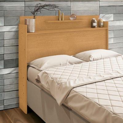 Cabeceira Artemis Casal com Prateleira MDF-MDP Naturalle Framar