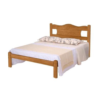Cama de Casal Lotus Prime Nature Off White Estrutura MDF MDP Casah