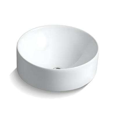 Cuba para Banheiro Vox Redonda de Sobrepor Porcelana Vitrificada Branca Kohler Brasil