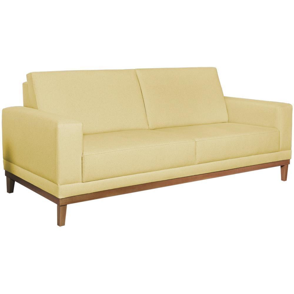Sofa 2 Lugares 160 Cm Crons Suede Bege Vazzano Bege - 1