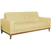 Sofa 2 Lugares 160 Cm Crons Suede Bege Vazzano Bege - 1