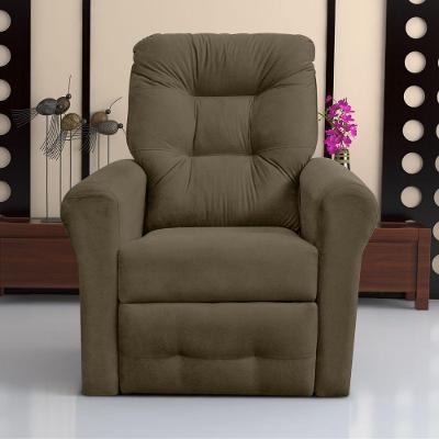 Poltrona Reclinável Brisa Alta Suede Encosto Cappuccino Matrix