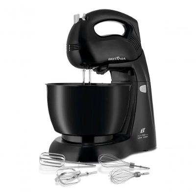 Batedeira Convencional Britânia Pérola 550 Turbo 4,3L 500W Preto 220V
