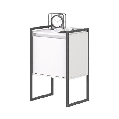 Armário Brisa da Riviera 1 Porta 1 Prateleira MDP 43CM Branco Plata Móveis