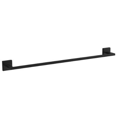 Porta Toalha Square com Design Quadrado Preto Kohler Brasil 610MM