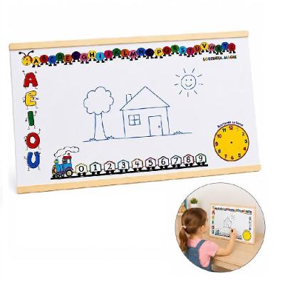 Lousa Quadro Branco Infantil Pedagógica Educativa Mini Alfabeto Numeral Vogais Escola Yeet