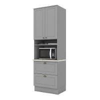 Paneleiro Torre Quente 1 Forno Americana Henn Cinza Com Calcare Bp - 1