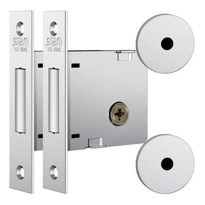 Fechadura Segurança 1004 Roseta Inox Tetra Externa Aço Inox Stam Metalúrgica