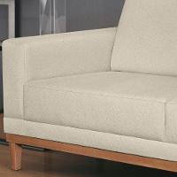 Sofa 3 Lugares 200 Cm Crons Linho Cru Vazzano Cru