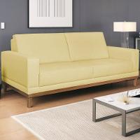 Sofa 3 Lugares 180 Cm Crons Suede Bege Vazzano Bege - 8