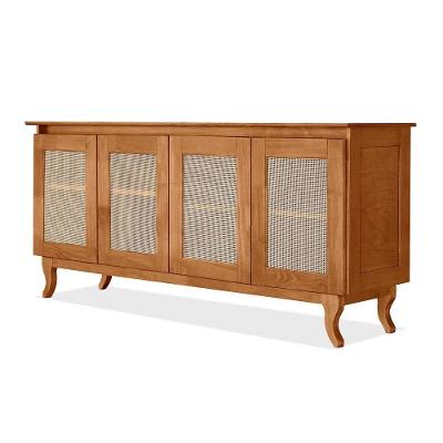 Buffet Brisa da Riviera 4 Portas sem Gavetas MDF MDP 163CM Imbuia Casah