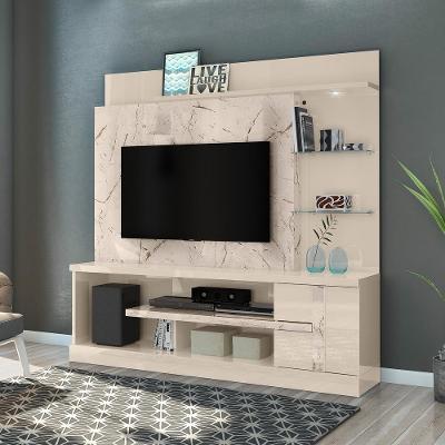Home para TV Atlas 55 Polegadas 181CM MDP com Iluminacao LED Off White Casah