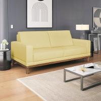 Sofa 3 Lugares 200 Cm Crons Suede Bege Vazzano Bege - 3