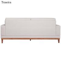 Sofa 3 Lugares 180 Cm Crons Linho Bege Vazzano Bege - 5