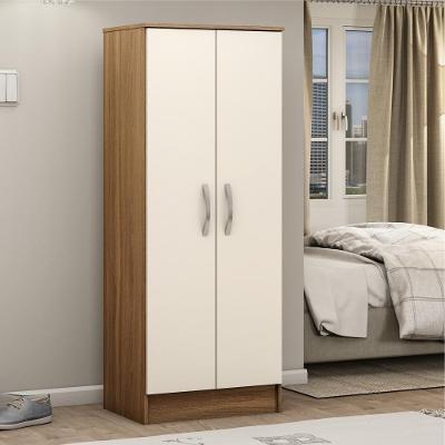 Armário Multiuso Maya 2 Portas 4 Prateleiras MDP 51CM Off White Demóbile
