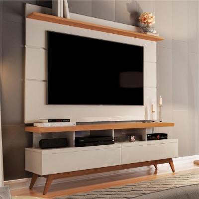 Home para TV TH SHOP 60 Polegadas 160CM MDP Off White Nature