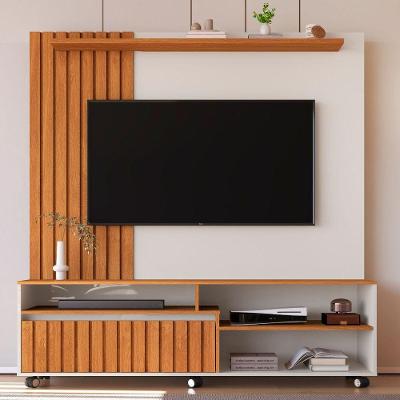 Home para TV TH SHOP 55 Polegadas 160CM MDP Off White Nature Germai Móveis