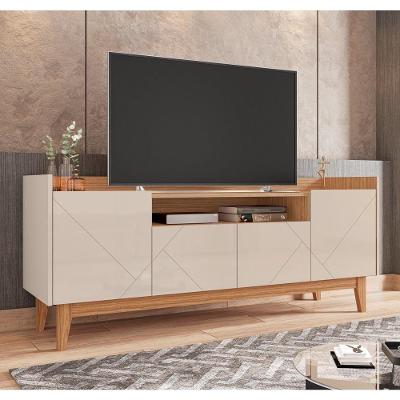 Rack para TV Viktor Nexa 60 158CM MDP MDF Off White Noce Casa D Móveis