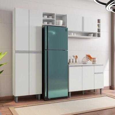 Cozinha Compacta Delina 9 Portas 1 Gaveta MDP Branco AJL Móveis