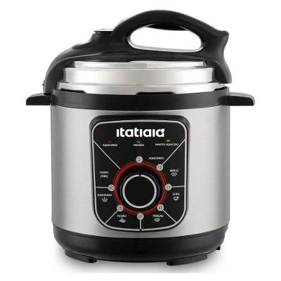 Panela Elétrica de Pressão Itatiaia Inox 5L Função Manter Aquecido 110V