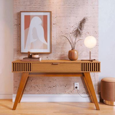 Aparador Monte Nobre Moderno 1 Gaveta MDF MDP Freijo Colibri Móveis