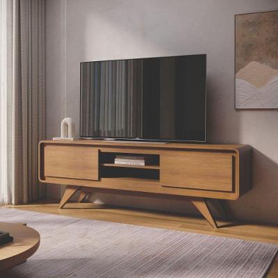 Rack para TV TH SHOP 180CM MDP Jequitiba Marrom Lukaliam Móveis