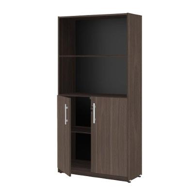 Armário Zaya 2 Portas 3 Prateleiras 67CM Affara Plata Móveis