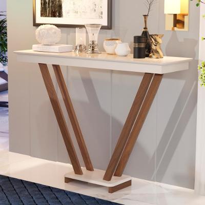Aparador Vila Serena Invertido MDF 119CM Off White OFT Móveis