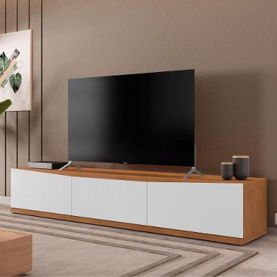 Rack para TV Rack Enzo 60" 180CM MDF MDP com Gaveta Marrom Casa D Móveis