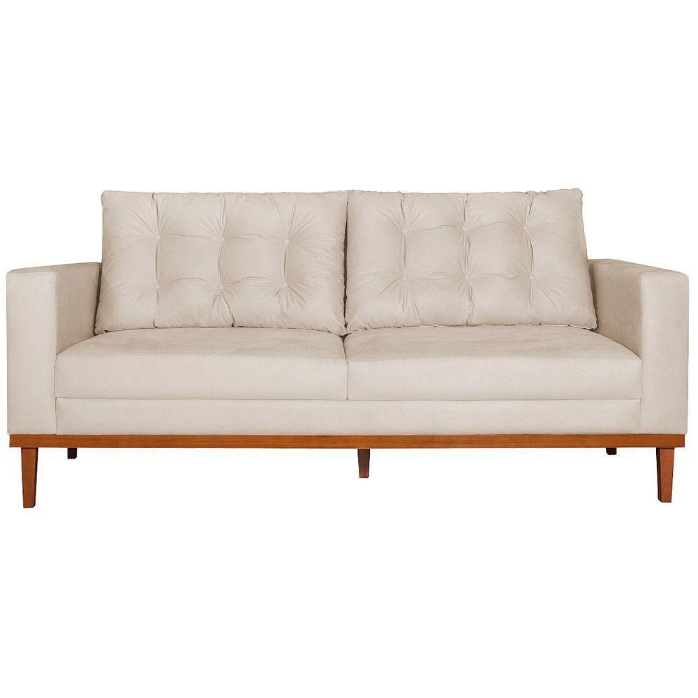 Sofá 2 Lugares Dubai Linho Bege - 7