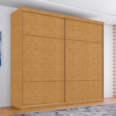Guarda Roupa Casal Villa Monte Claro 2 Portas Correr 4 Gavetas MDF Naturalle Framar