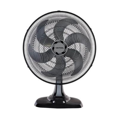 Ventilador de Mesa Ventisol 140W 50CM 6 Pás Preto Turbo 110V