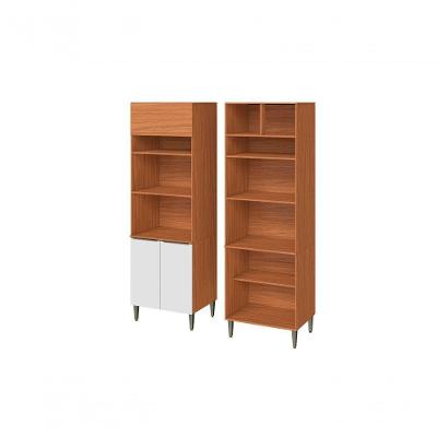Paneleiro Torre Quente Luana 3 Portas MDF 70CM Branco Cinamomo