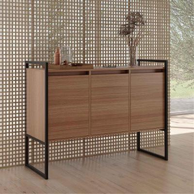 Buffet Vértice Sul Industrial 3 Bater MDP PERFEX Montana Plata Móveis