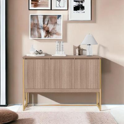 Buffet Natura Industrial 3 Portas MDP Montana Dourado Casah