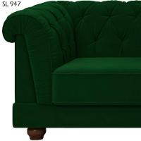 Sofa 3 Lugares 220 Cm Ponteio Veludo Sl 947 Moll Sl 947 - 5