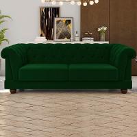 Sofa 3 Lugares 220 Cm Ponteio Veludo Sl 947 Moll Sl 947 - 8