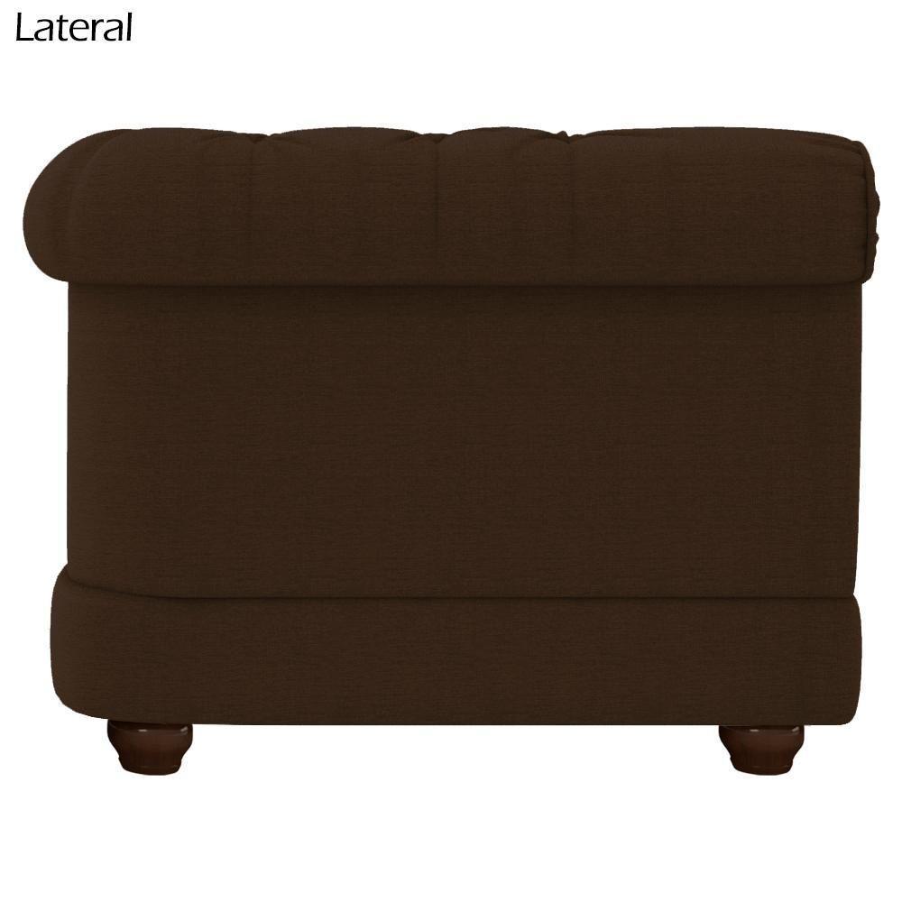 Sofa 3 Lugares 220 Cm Ponteio Veludo Sl 942 Moll Sl 942 - 4