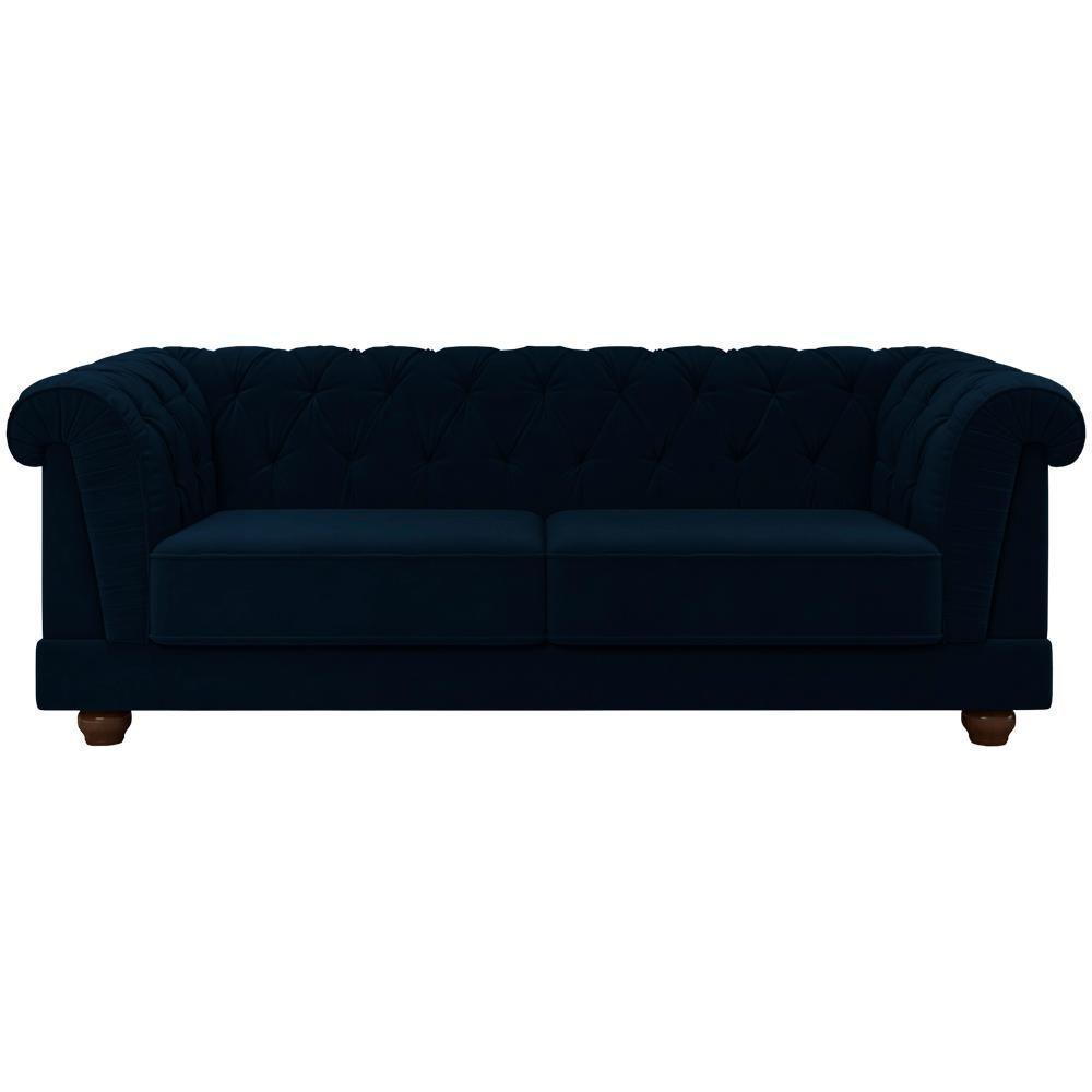 Sofa 3 Lugares 220 Cm Ponteio Veludo Sl 948 Moll Sl 948 - 1