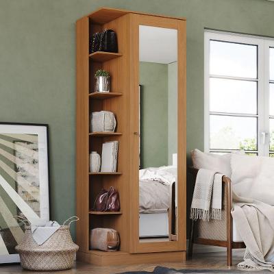 Sapateira Duetto 1 Porta 69cm MDF-MDP Amadeirado Móveis Henn