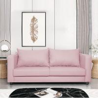 Sofá 2 Lugares Lisboa Suede Rosa Bebê - 7