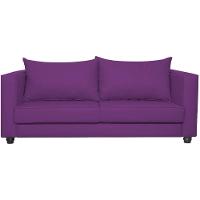 Sofá 2 Lugares Lisboa Suede Roxo - 6