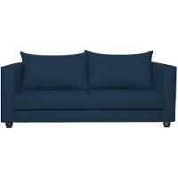 Sofá 2 Lugares Lisboa Suede Azul Marinho - 11