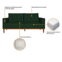 Sofá 2 Lugares Dubai Suede Verde